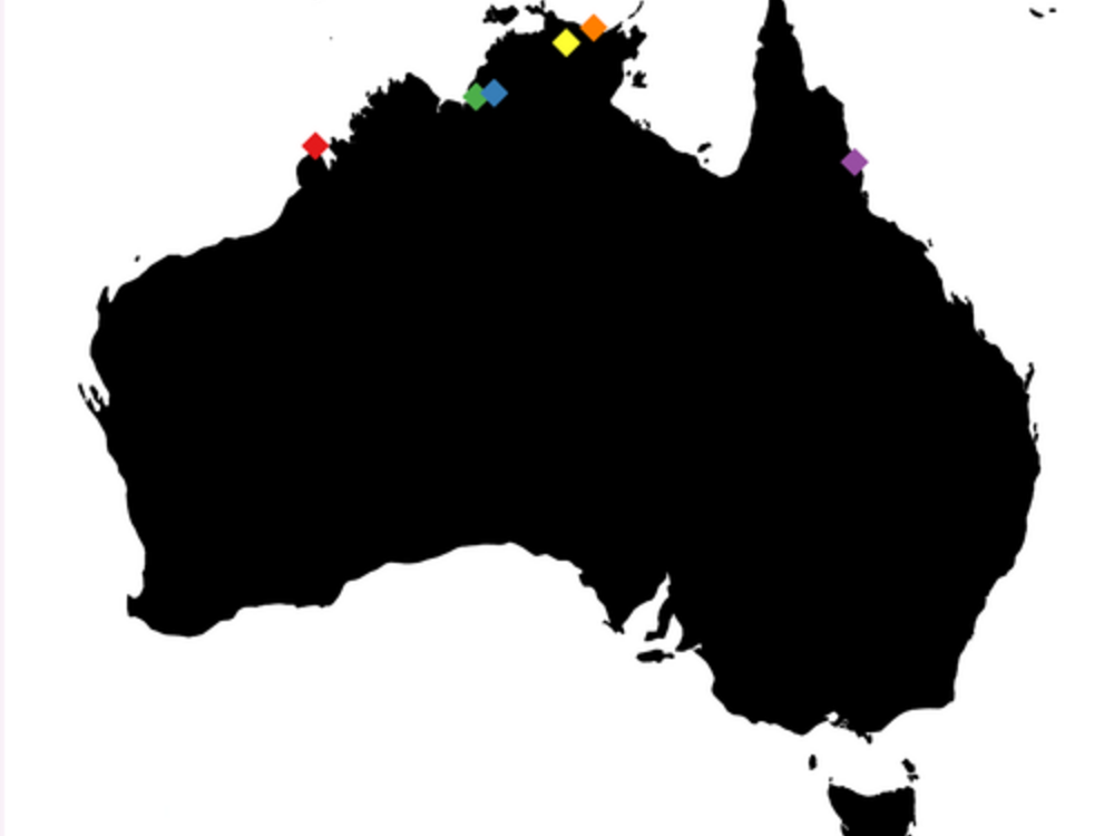Map of Australia 