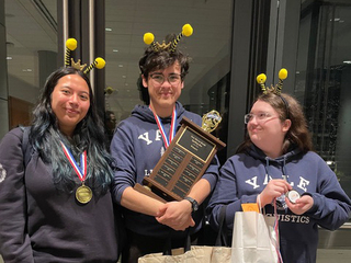 Yale Linguistic's 2024 winning Spelling Bee team, the AdjectHives